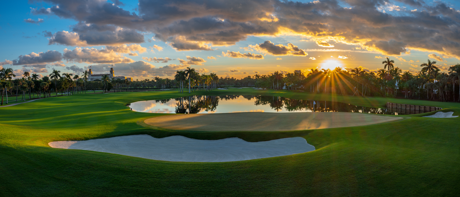 Wide view of The Breakers Ocean Course
