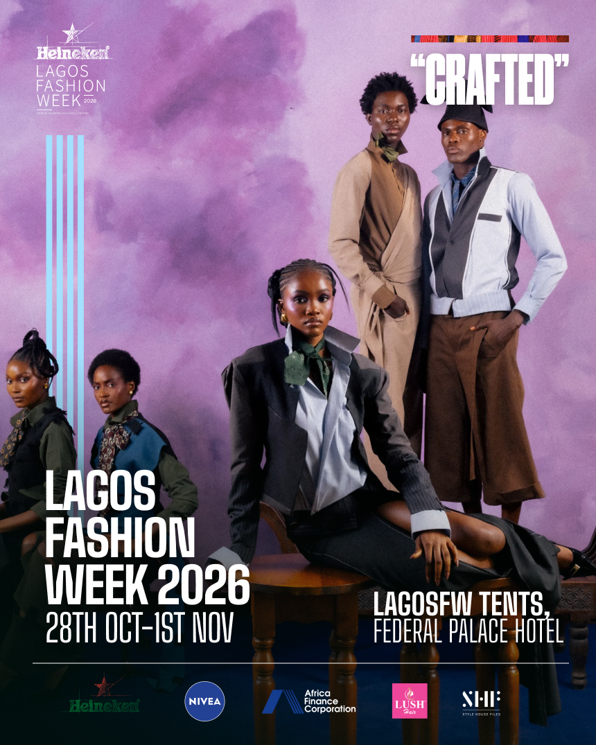 Lagos Fashion Week 2026 CRAFTED campaign photographed by Daniel Obasi