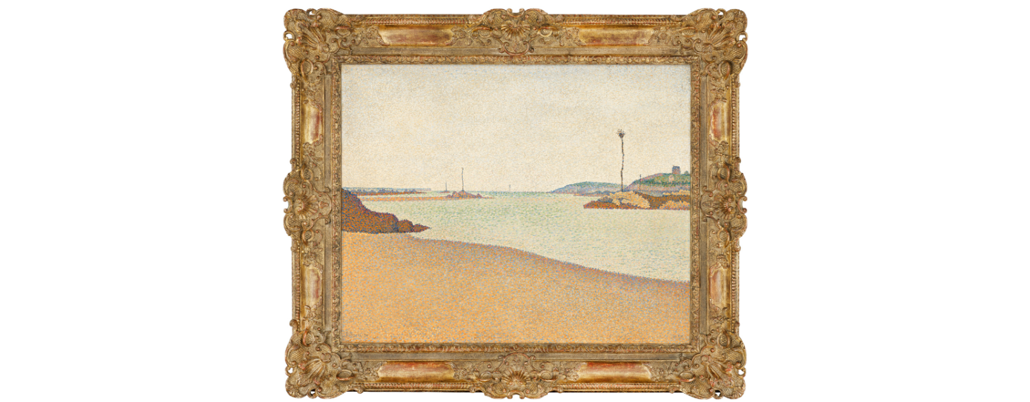 Paul Signac, Saint-Briac, les balises, Opus 210, 1890
